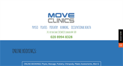 Desktop Screenshot of moveclinics.com